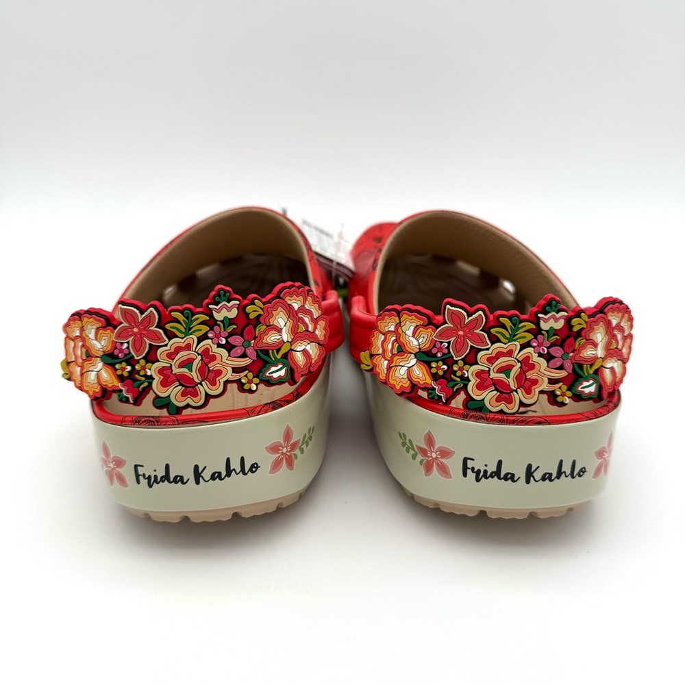 NWT New Frida Kahlo Classic Crocs Clogs Women's 12 Men's 10 Shoes Slides Sandals - Picture 5 of 7